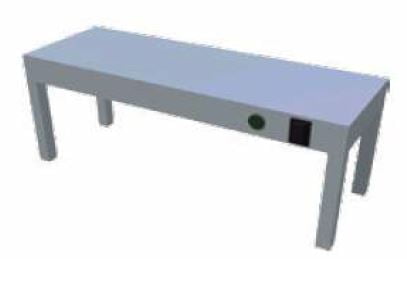Suprastructura masa cu 1 polita incalzita 1400x300x300h mm 3 - Echipamente Horeca Suprastructura masa cu 1 polita incalzita 1400x300x300h mm