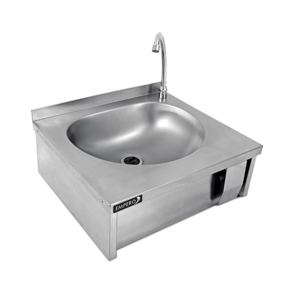 Spalator cu actionare la genunchi 400x400 mm 3 - Echipamente Horeca Spalator cu actionare la genunchi 400x400 mm