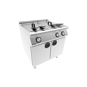 Friteuza electrica 12+12 litri cu suport inchis
