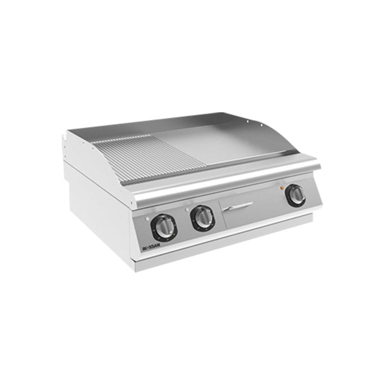 Fry-top mixt striat electric, de banc