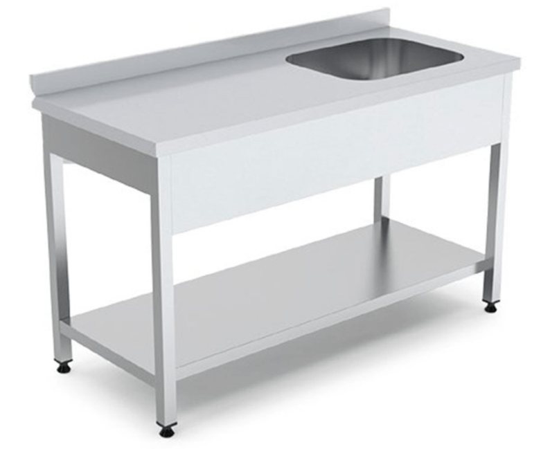 Spalator o cuva dreapta si polita 120x70 cm 3 - Echipamente Horeca Spalator o cuva dreapta si polita 120x70 cm
