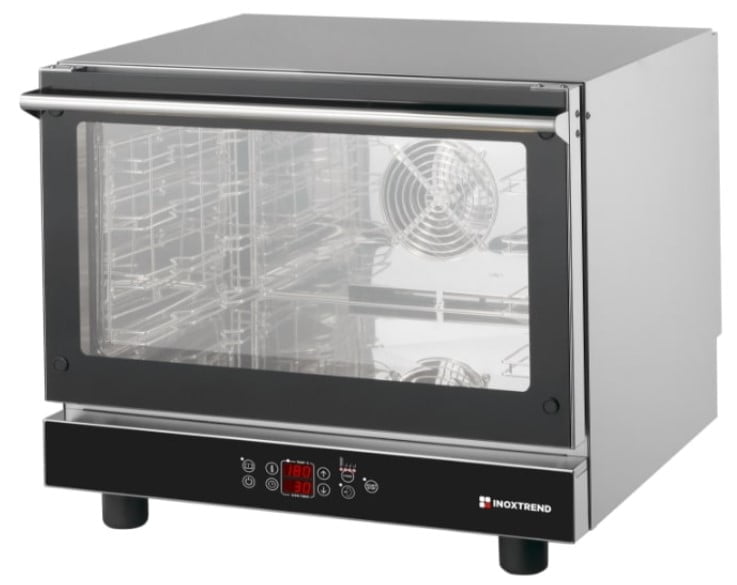 Cuptor mixt digital electric 4 tavi abur