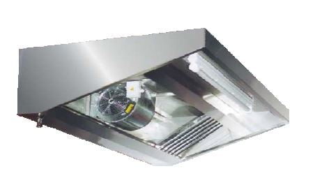 Hota de prete tip snack cu motor 2000x900x450H mm 3 - Echipamente Horeca Hota de prete tip snack cu motor 2000x900x450H mm