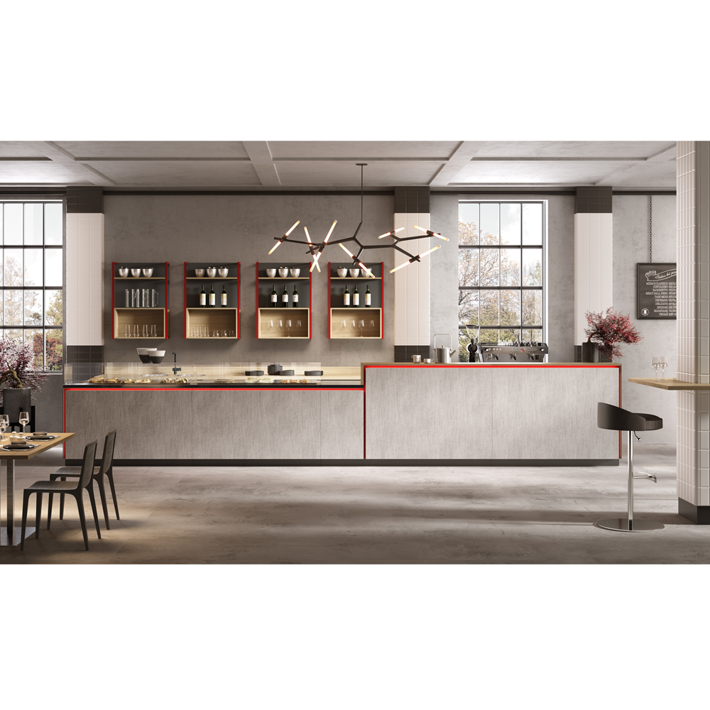 Mobilier bar frontal si retrobar