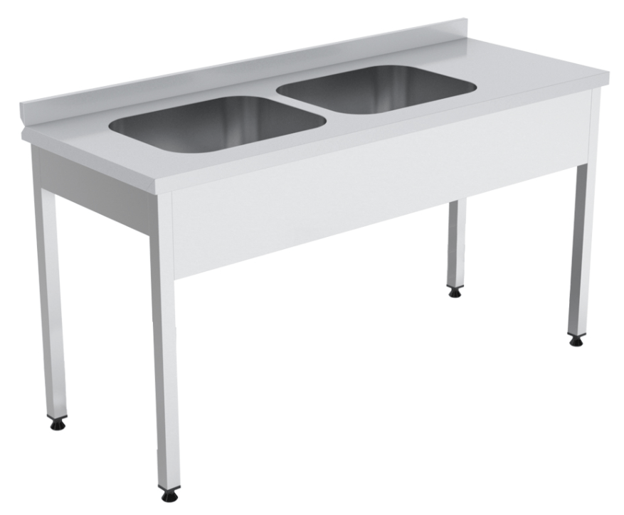 Spalator cu 2 cuve in stanga 1400x700 mm 3 - Echipamente Horeca Spalator cu 2 cuve in stanga 1400x700 mm