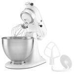Mixer cu bol 4.3L, Classic, White - KitchenAid - imagine 4