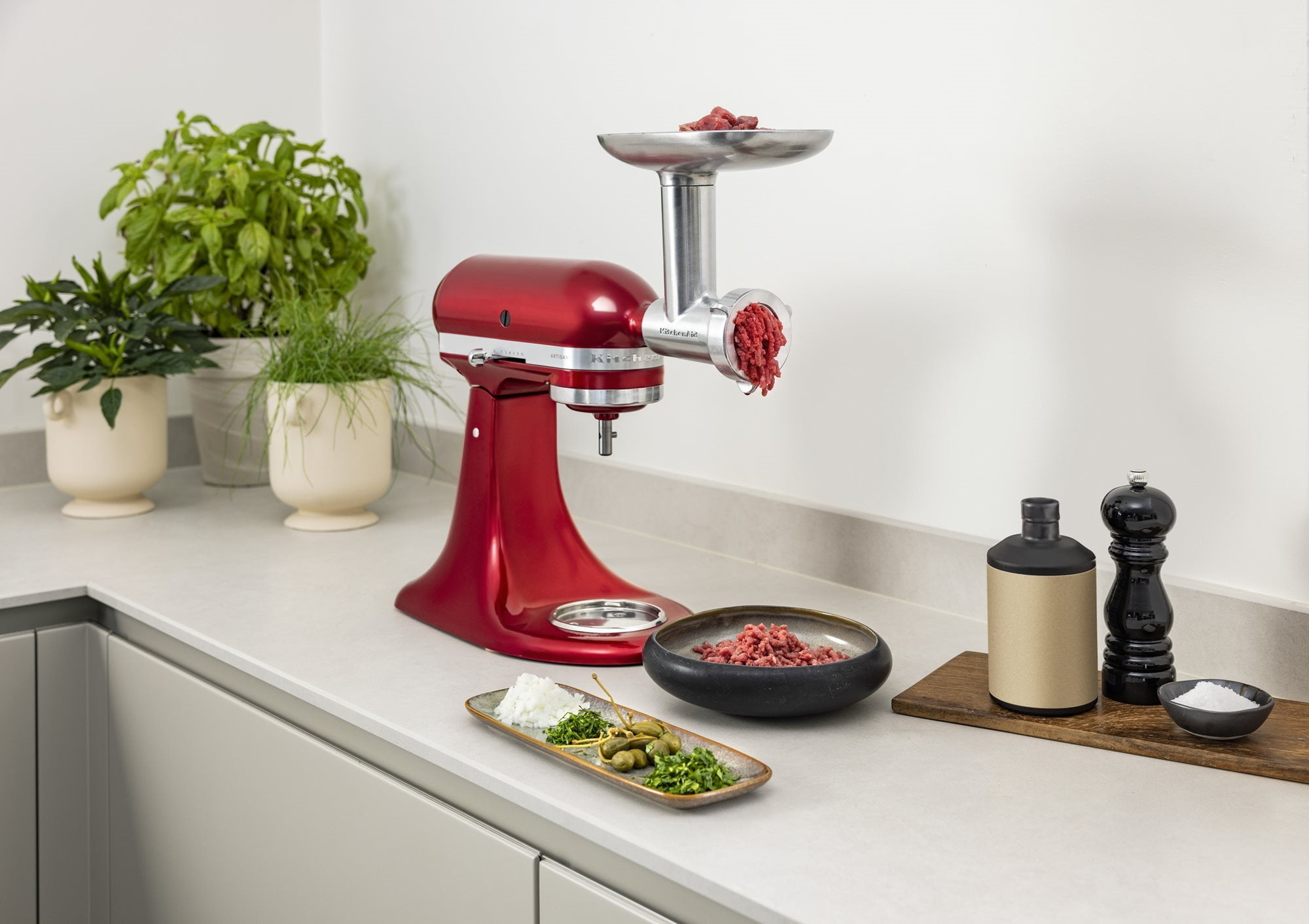 Accesoriu pentru tocat si preparare carnati - KitchenAid 9 - Echipamente Horeca Accesoriu pentru tocat si preparare carnati - KitchenAid - imagine 7