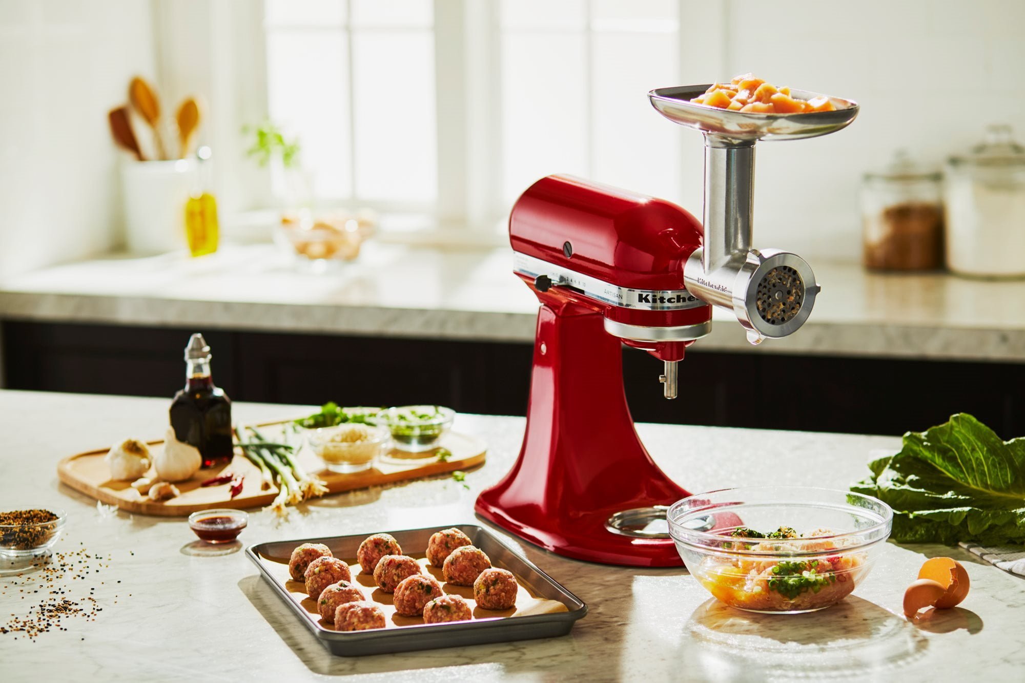 Accesoriu pentru tocat si preparare carnati - KitchenAid 10 - Echipamente Horeca Accesoriu pentru tocat si preparare carnati - KitchenAid - imagine 8