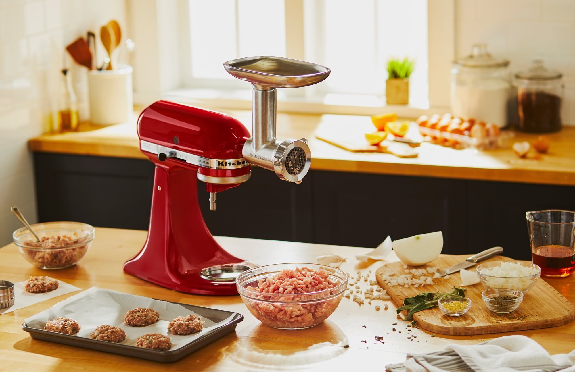 Accesoriu pentru tocat si preparare carnati - KitchenAid 11 - Echipamente Horeca Accesoriu pentru tocat si preparare carnati - KitchenAid - imagine 9