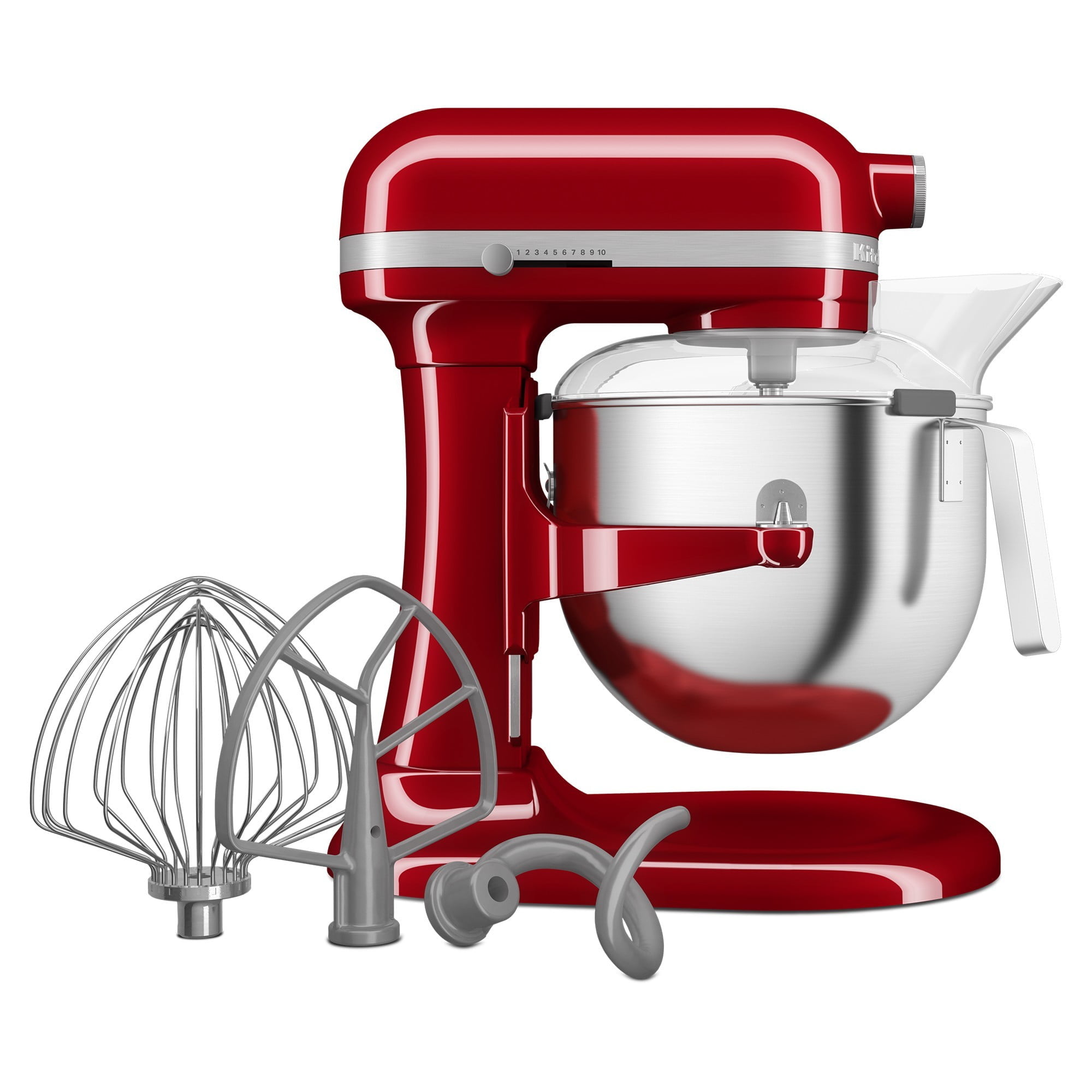 Mixer 6,6 litri, heavy duty, rosu KitchenAid 8 - Echipamente Horeca Mixer 6,6 litri, heavy duty, rosu KitchenAid - imagine 6